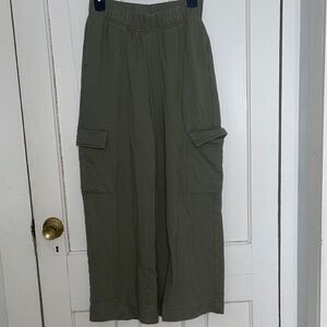 GAP Olive Wide Leg Pants